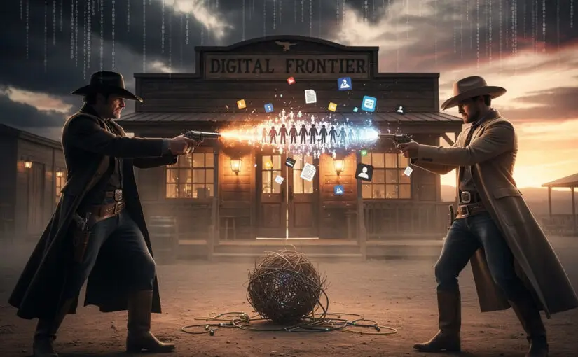 Like in the Wild West: Why we must not allow digital autocrats to destroy our democracy!